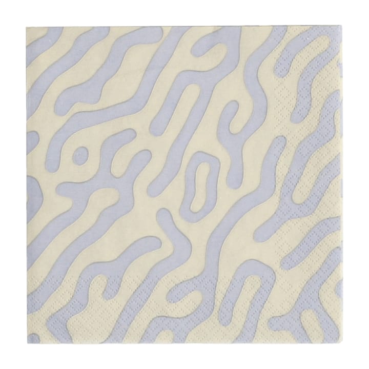 Trace serviet 33x33 cm 20-pak - Sand/Dusty blue - Scandi Essentials