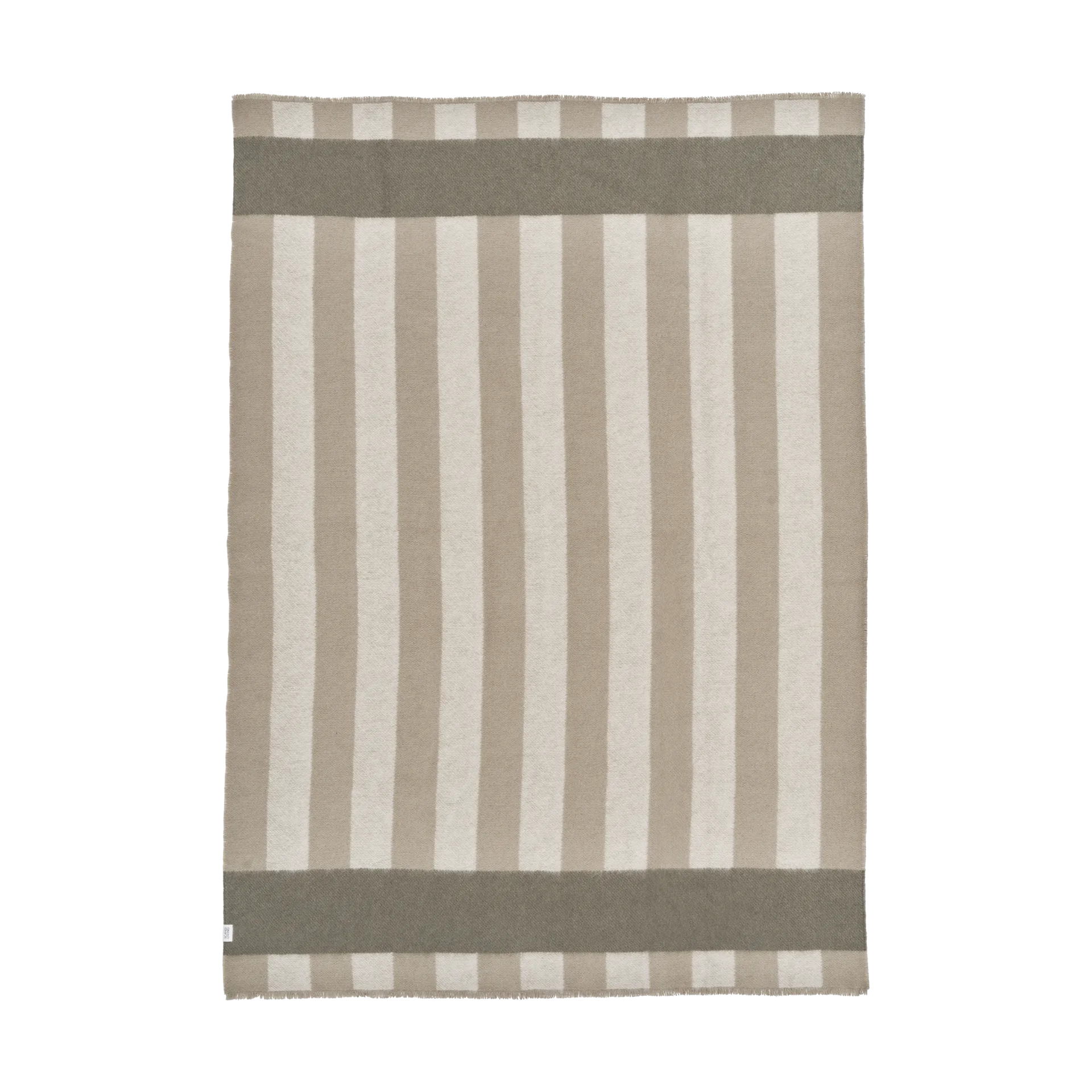 Aisles uldplaid 130x180 cm, Beige Scandi Living