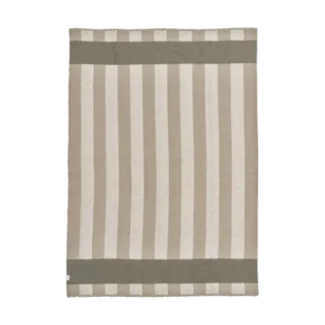 Aisles uldplaid 130x180 cm - Beige - Scandi Living
