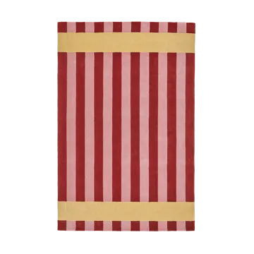 Aisles uldtæppe - Rød, 170x240 cm - Scandi Living