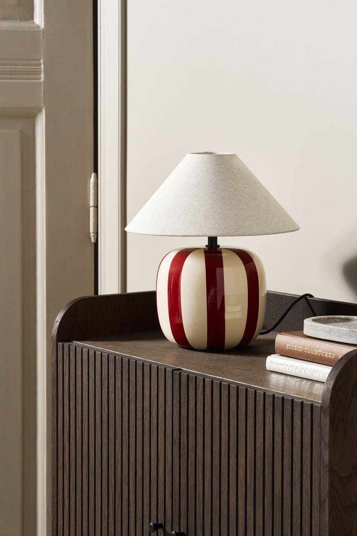 Alvar bordlampe 31 cm, Rustrød Scandi Living