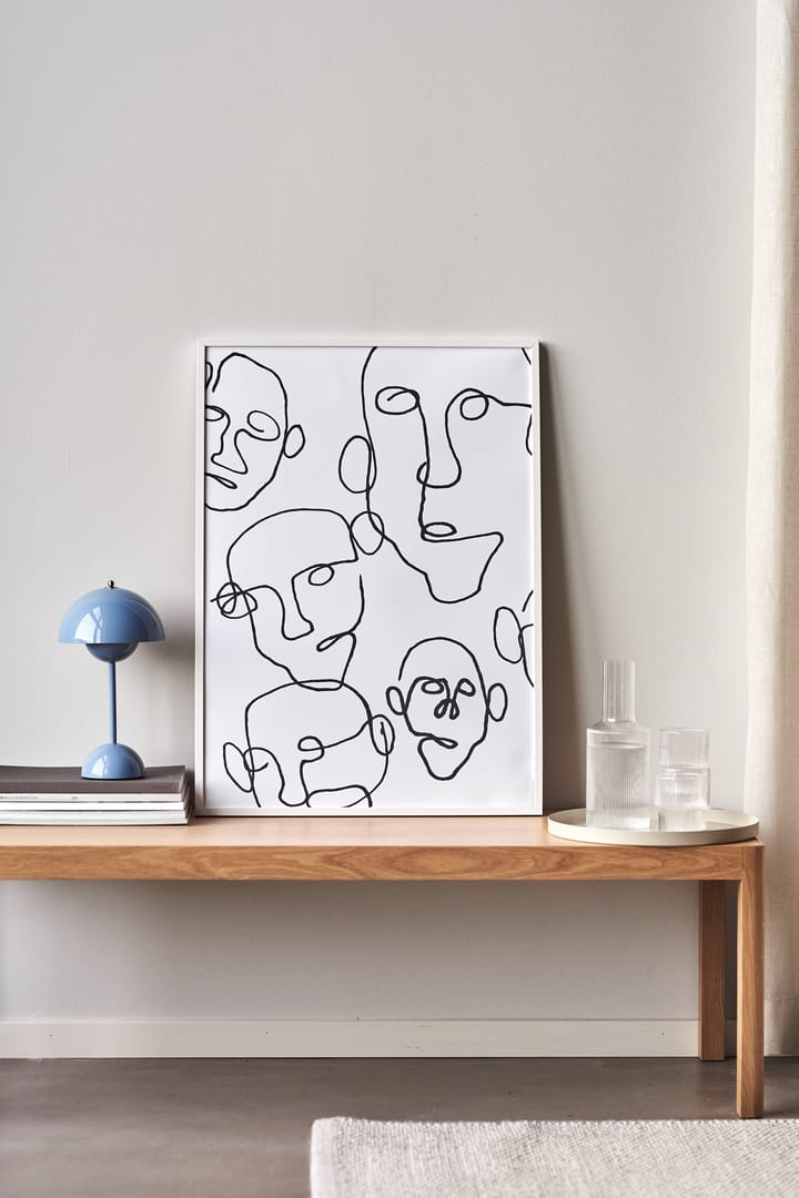 Audience plakat sort - 30x40 cm - Scandi Living