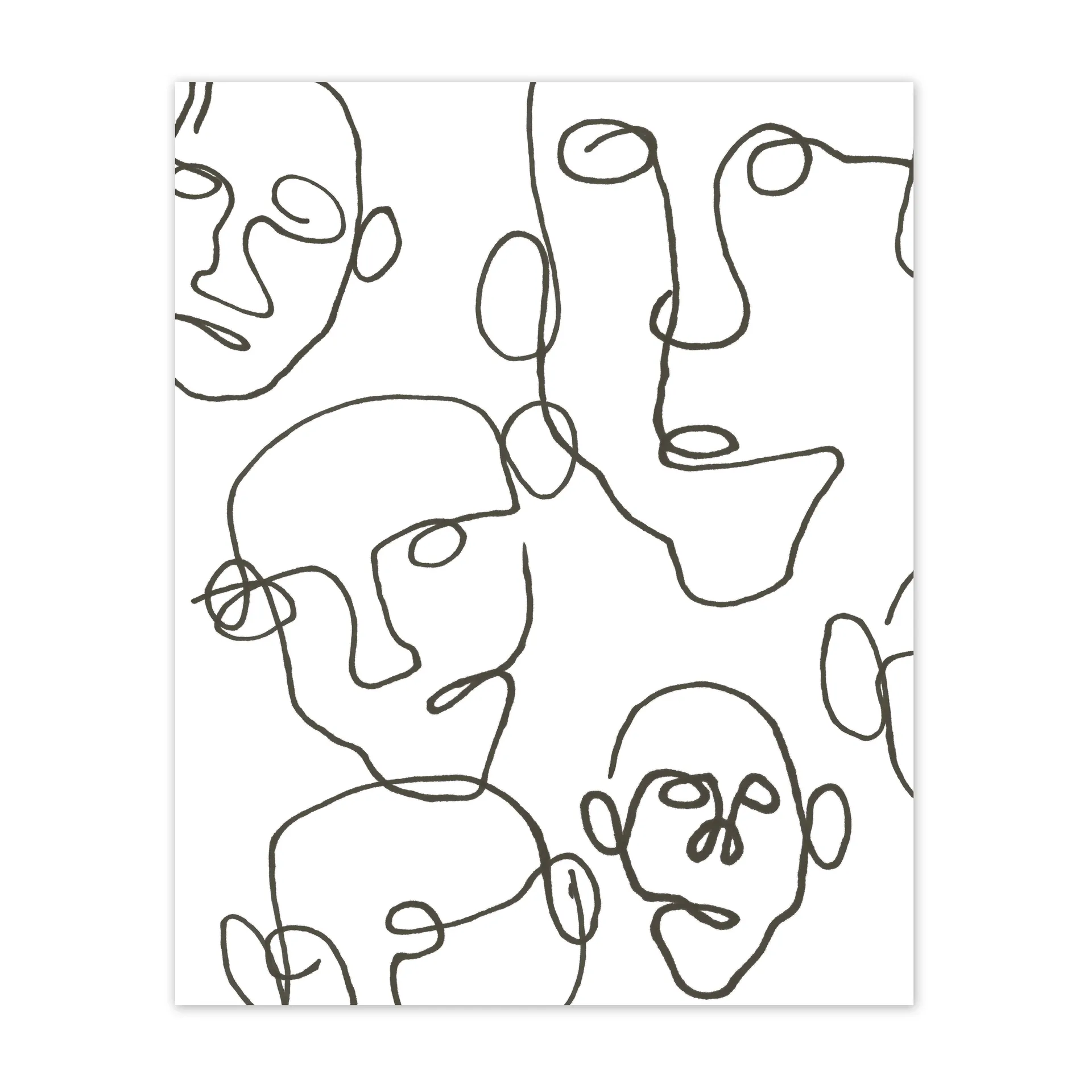 Audience plakat sort, 40x50 cm Scandi Living