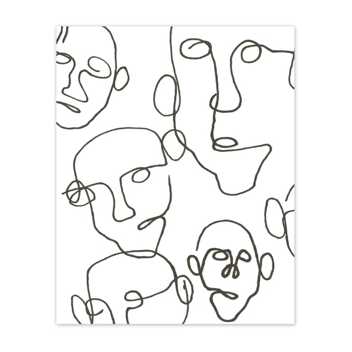Audience plakat sort, 40x50 cm Scandi Living