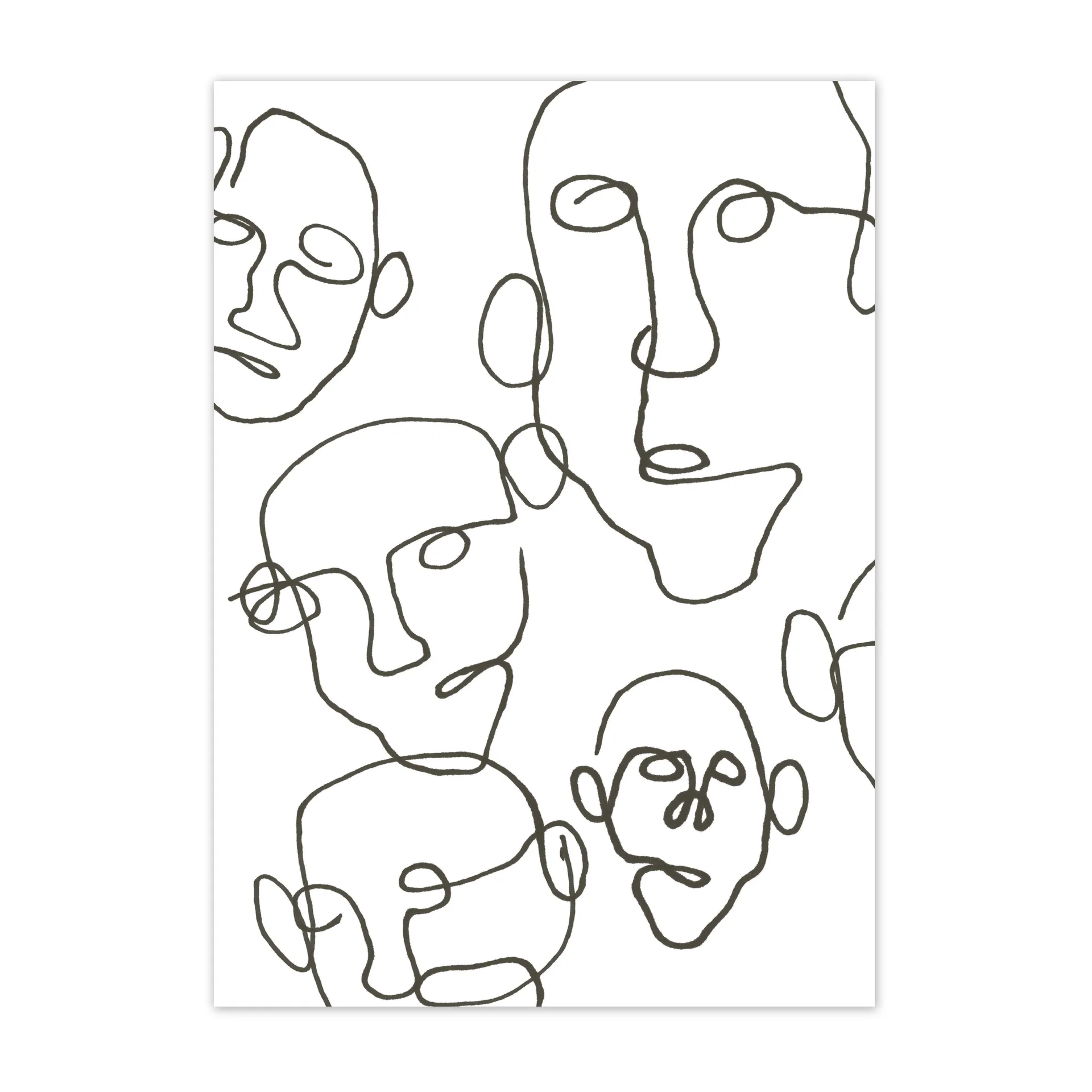 Audience plakat sort, 50x70 cm Scandi Living