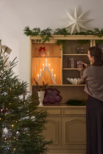 Bare adventsstjerne hvid - 45 cm - Scandi Living