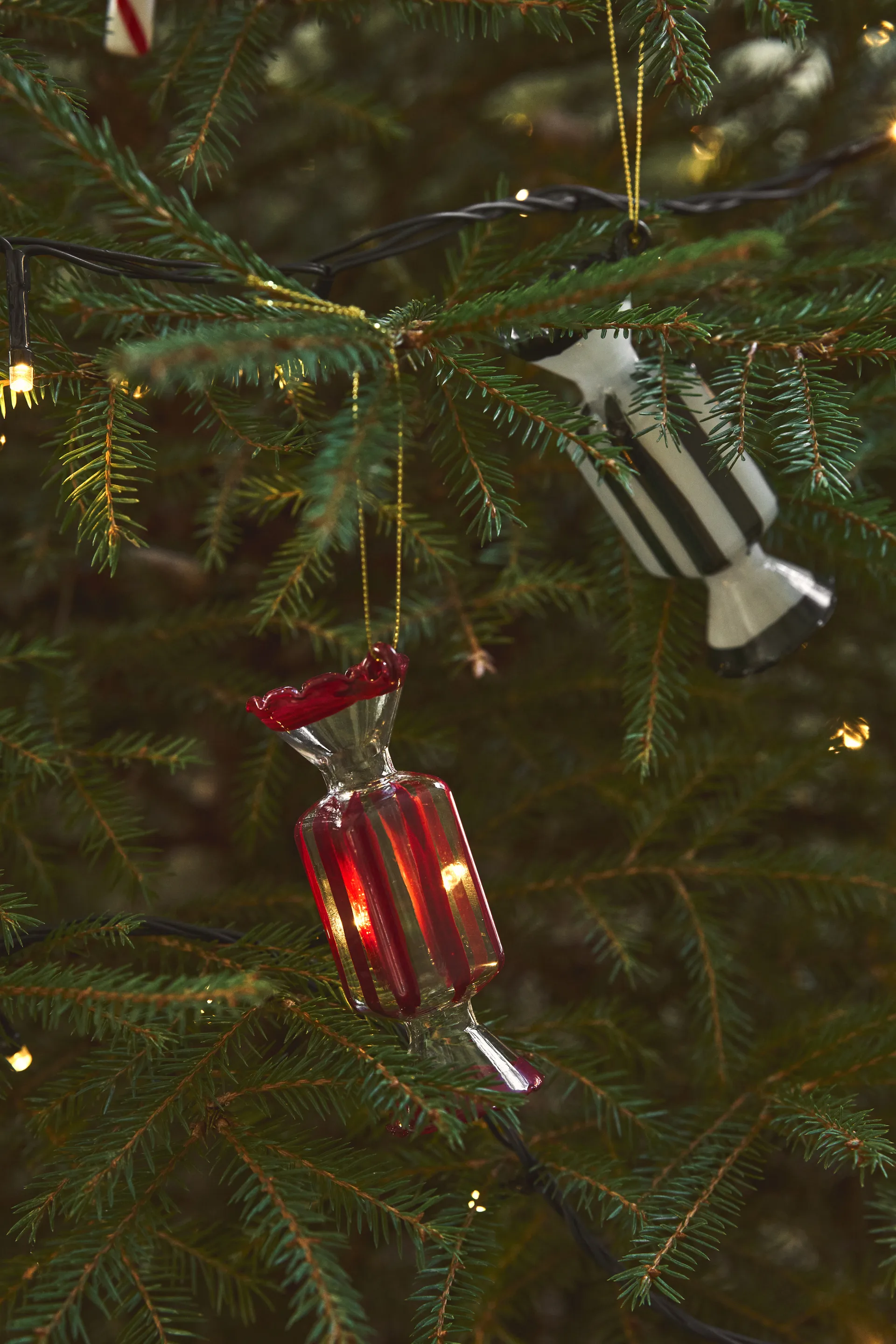 Bonbons julekugle 6-pak, Rød Scandi Living