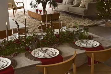 Bonbons julekugle 6-pak - Rød - Scandi Living