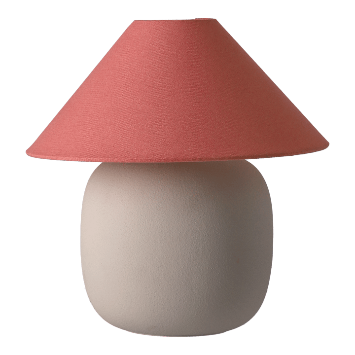 Boulder bordlampe 29 cm beige-peach Scandi Living