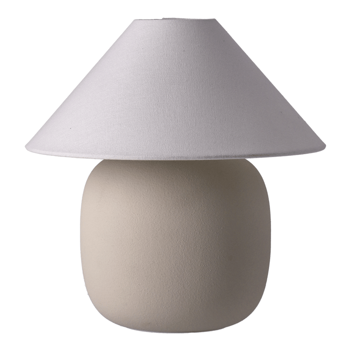 Boulder bordlampe 29 cm beige-white Scandi Living