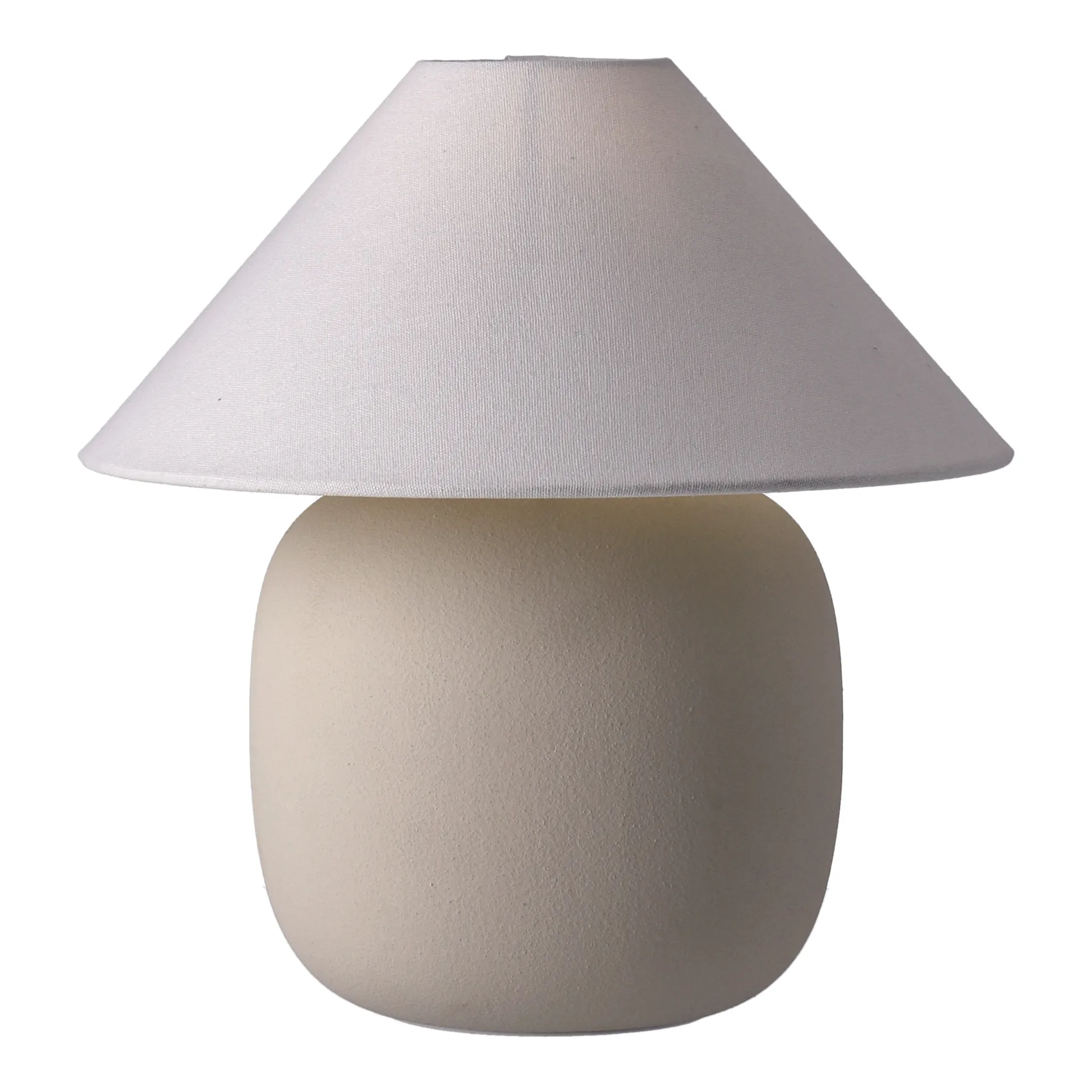 Boulder bordlampe 29 cm beige-white Scandi Living
