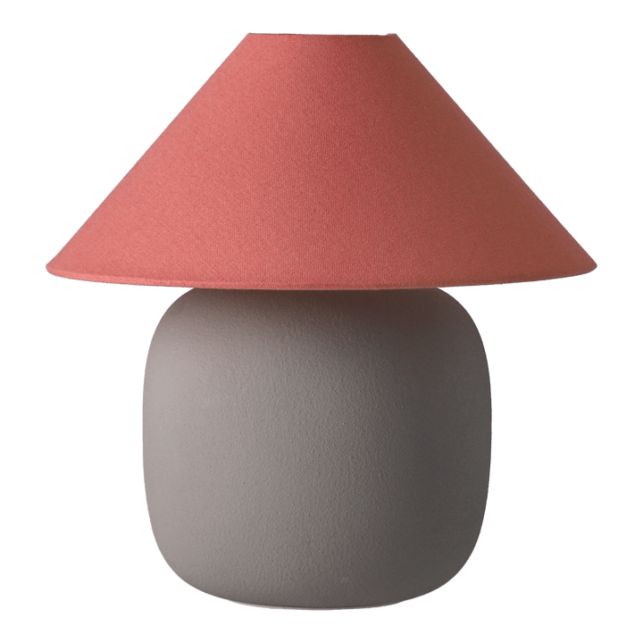 Boulder bordlampe 29 cm grey-peach - undefined - Scandi Living