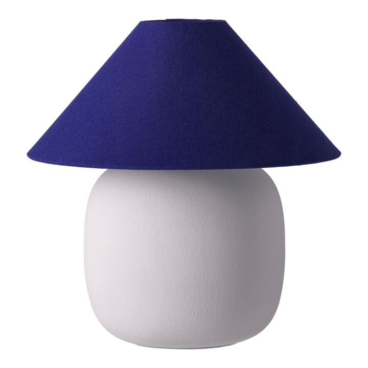 Boulder bordlampe 29 cm white-cobolt - undefined - Scandi Living