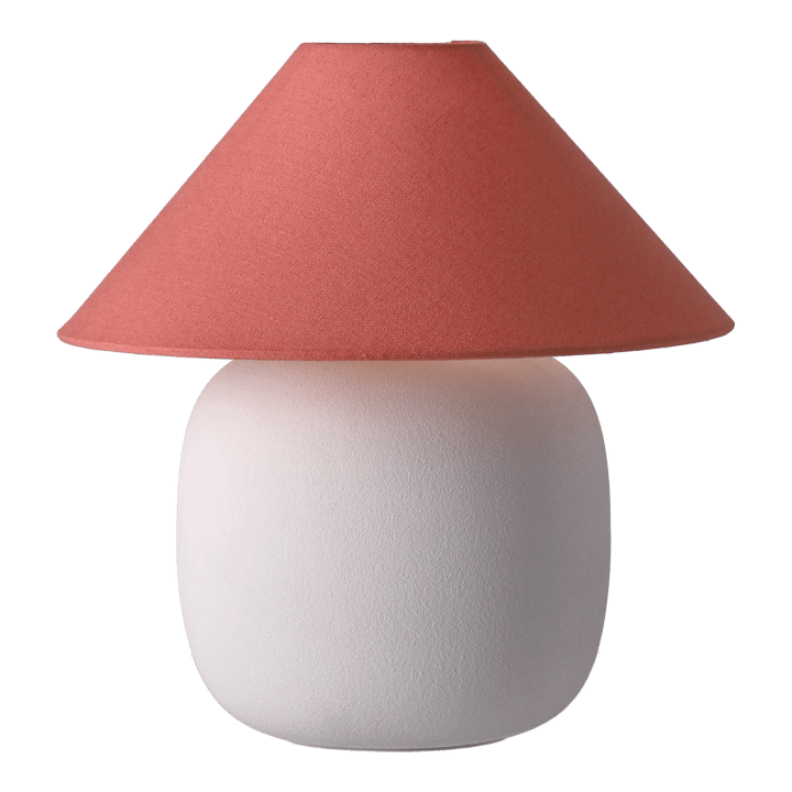 Boulder bordlampe 29 cm white-peach Scandi Living