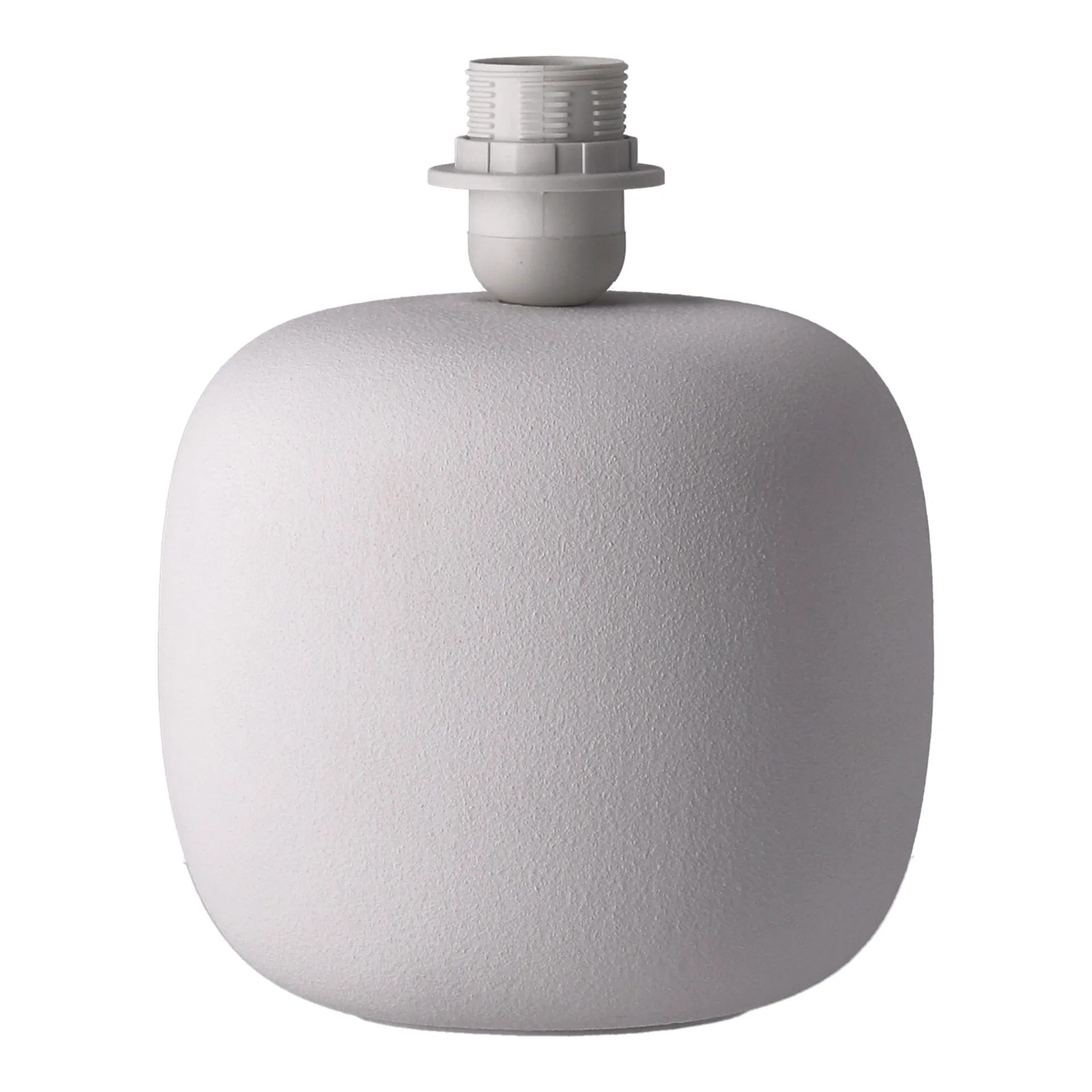 Boulder bordlampe 29 cm white-pleated white,  Scandi Living