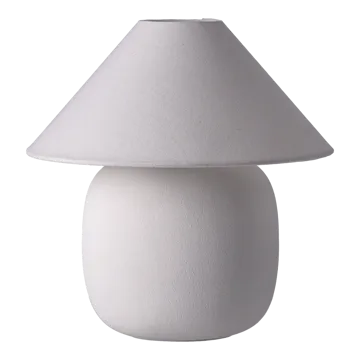 Boulder bordlampe 29 cm white-white - undefined - Scandi Living