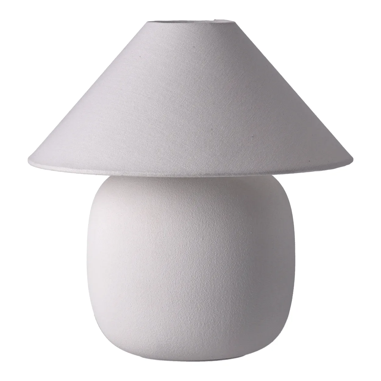Scandi Living Boulder bordlampe 29 cm white-white