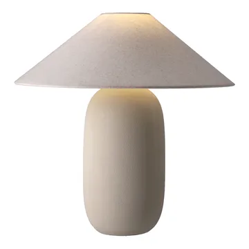 Boulder bordlampe 48 cm beige-nature - Scandi Living