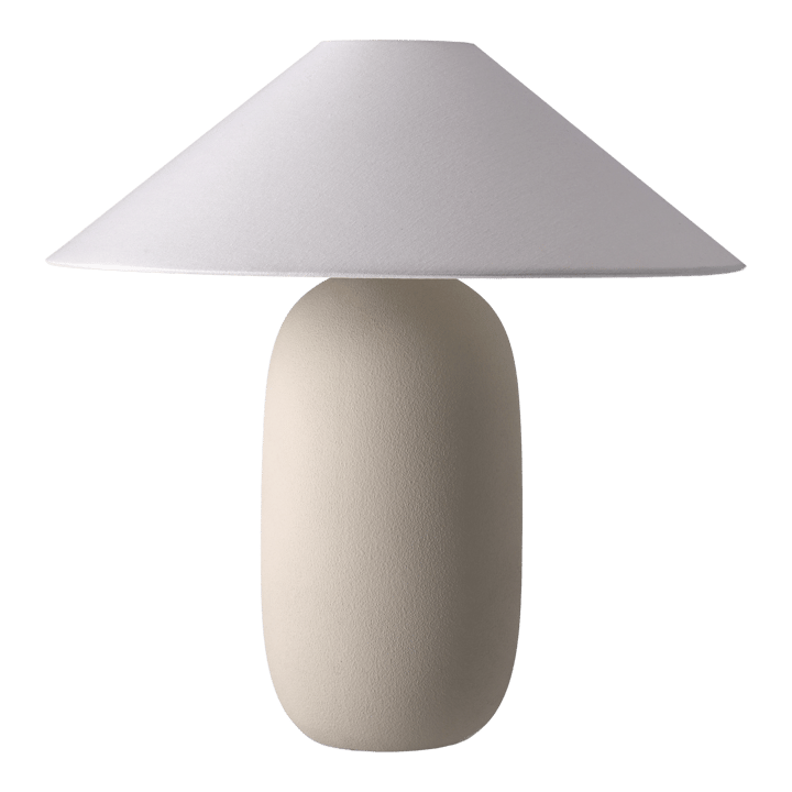 Boulder bordlampe 48 cm beige-white - Lampefod  - Scandi Living