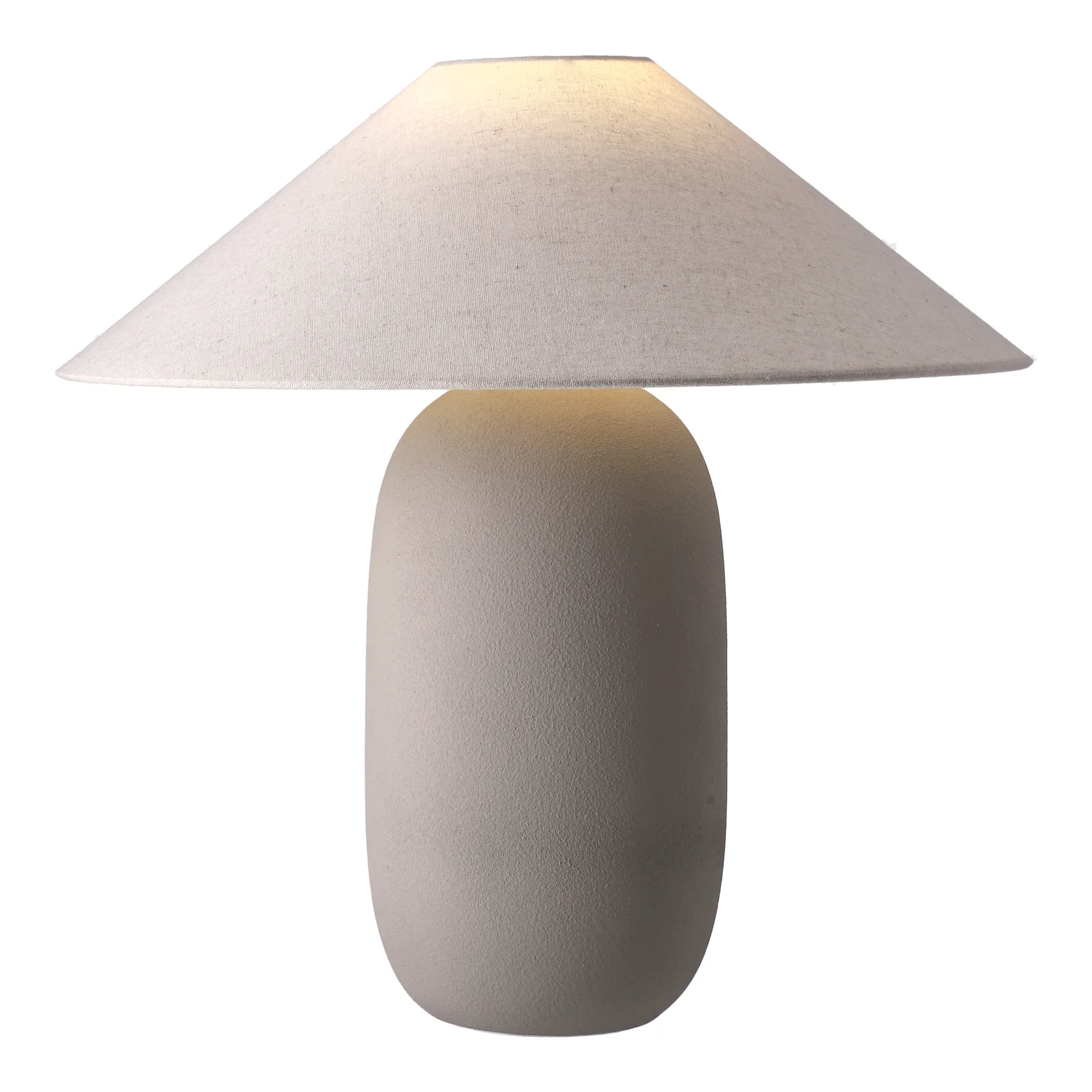 Boulder bordlampe 48 cm grey-nature,  Scandi Living