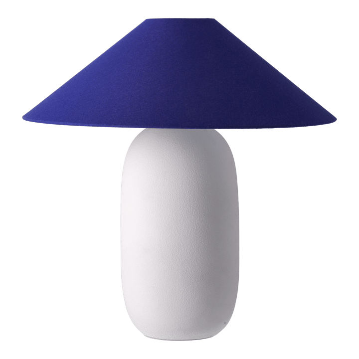 Boulder bordlampe 48 cm white-cobolt Scandi Living