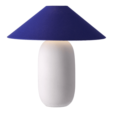 Boulder bordlampe 48 cm white-cobolt - undefined - Scandi Living