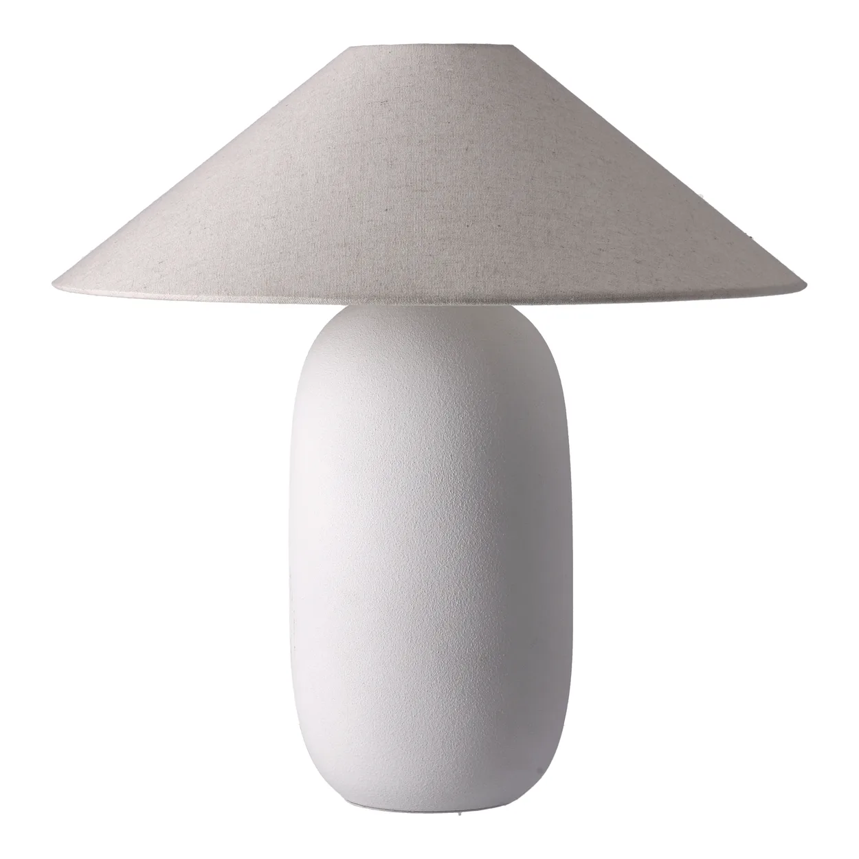 Scandi Living Boulder bordlampe 48 cm white-nature