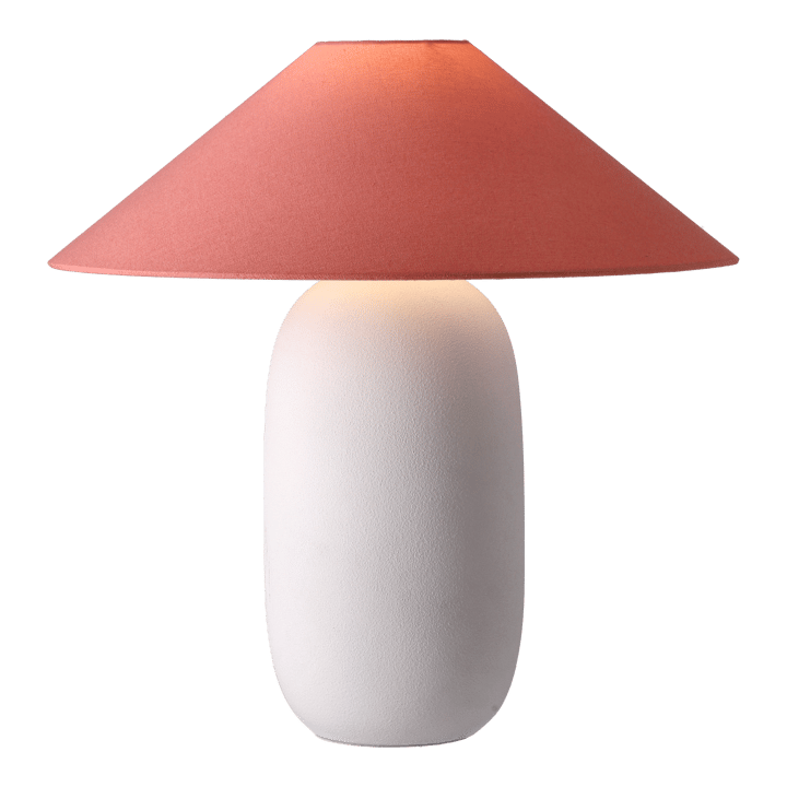Boulder bordlampe 48 cm white-peach Scandi Living