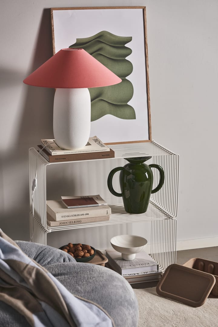Boulder bordlampe 48 cm white-peach Scandi Living