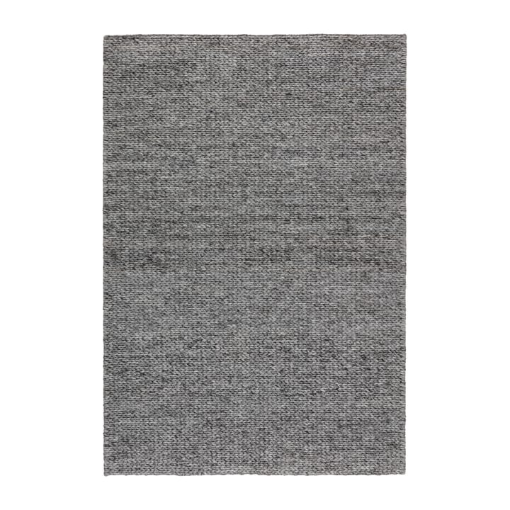 Braided uldtæppe mørkegrå , 170x240 cm Scandi Living