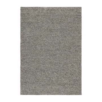 Braided uldtæppe naturgrå - 200x300 cm - Scandi Living