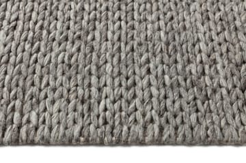 Braided uldtæppe naturgrå - 200x300 cm - Scandi Living