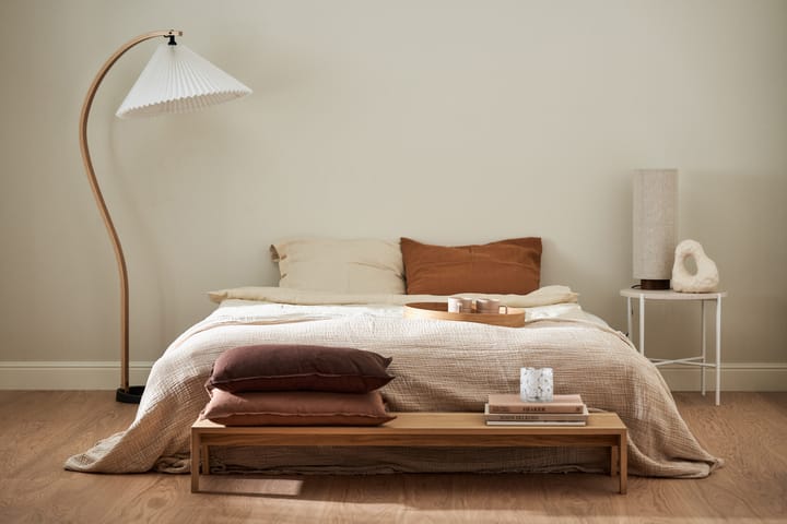 Breeze sengetæppe 160x260 cm - Beige - Scandi Living