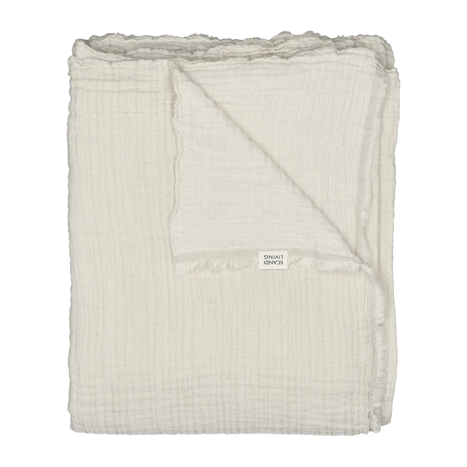 Breeze sengetæppe 160x260 cm, Offwhite Scandi Living