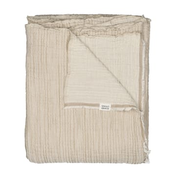 Breeze sengetæppe 260x260 cm - Beige - Scandi Living