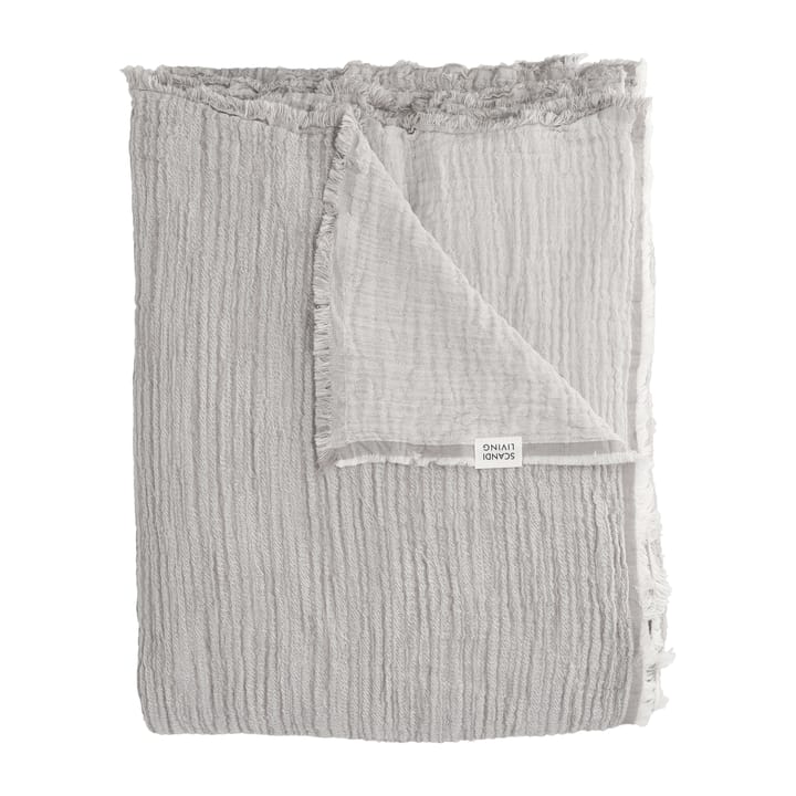 Breeze sengetæppe 260x260 cm, Grå Scandi Living
