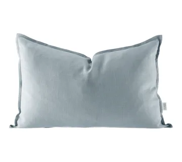 Calm pudebetræk hør 40x60 cm - Sky Blue - Scandi Living