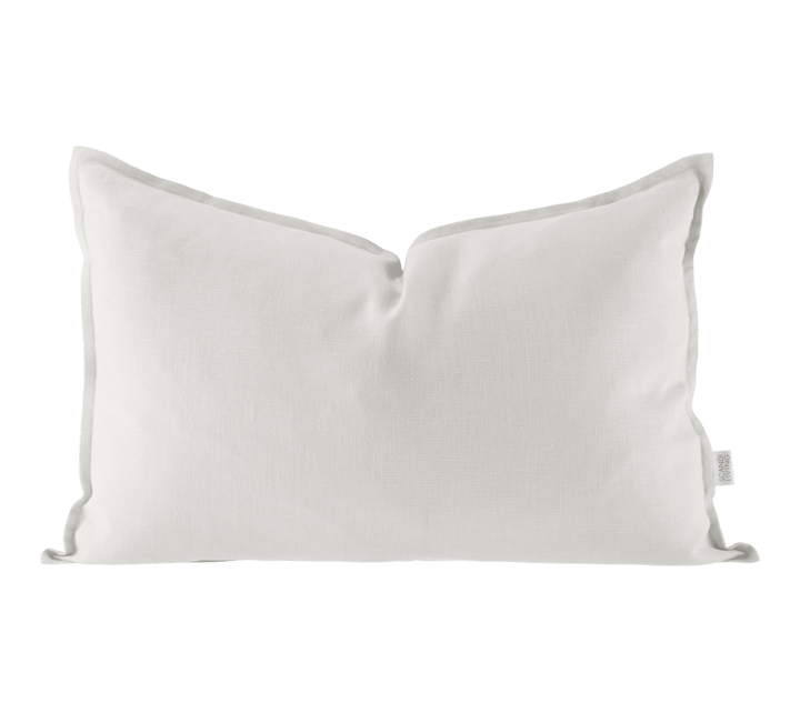 Calm pudebetræk hør 40x60 cm - White - Scandi Living