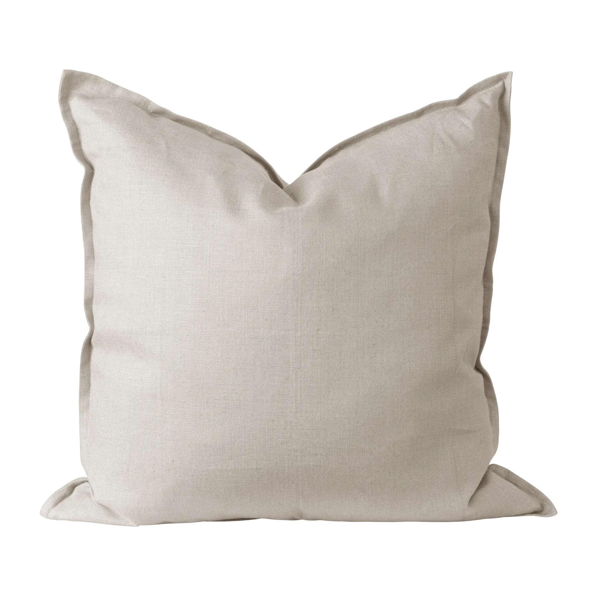 Calm pudebetræk hør 50x50 cm, Greige Scandi Living