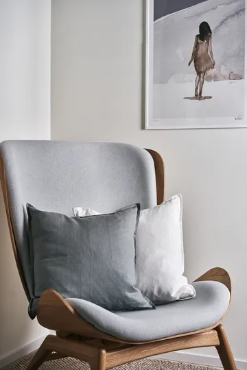 Calm pudebetræk hør 50x50 cm - White - Scandi Living