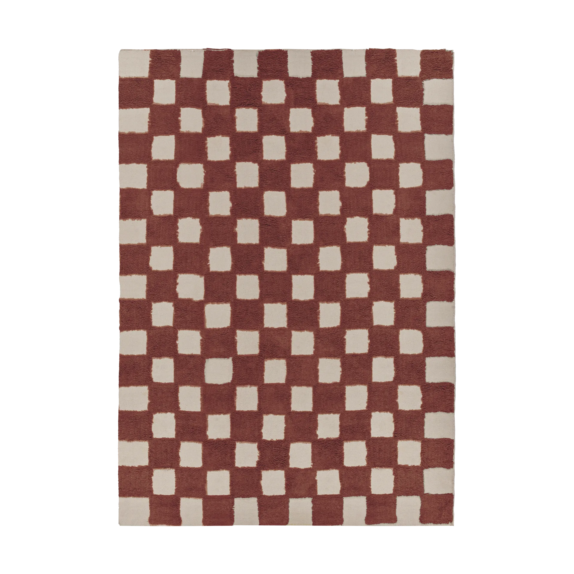 Checker Play tæppe 170x240 cm, Cocoa Scandi Living