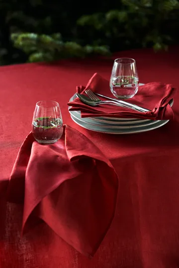 Clean viskestykke 47x70 cm 2-pak - Red - Scandi Living