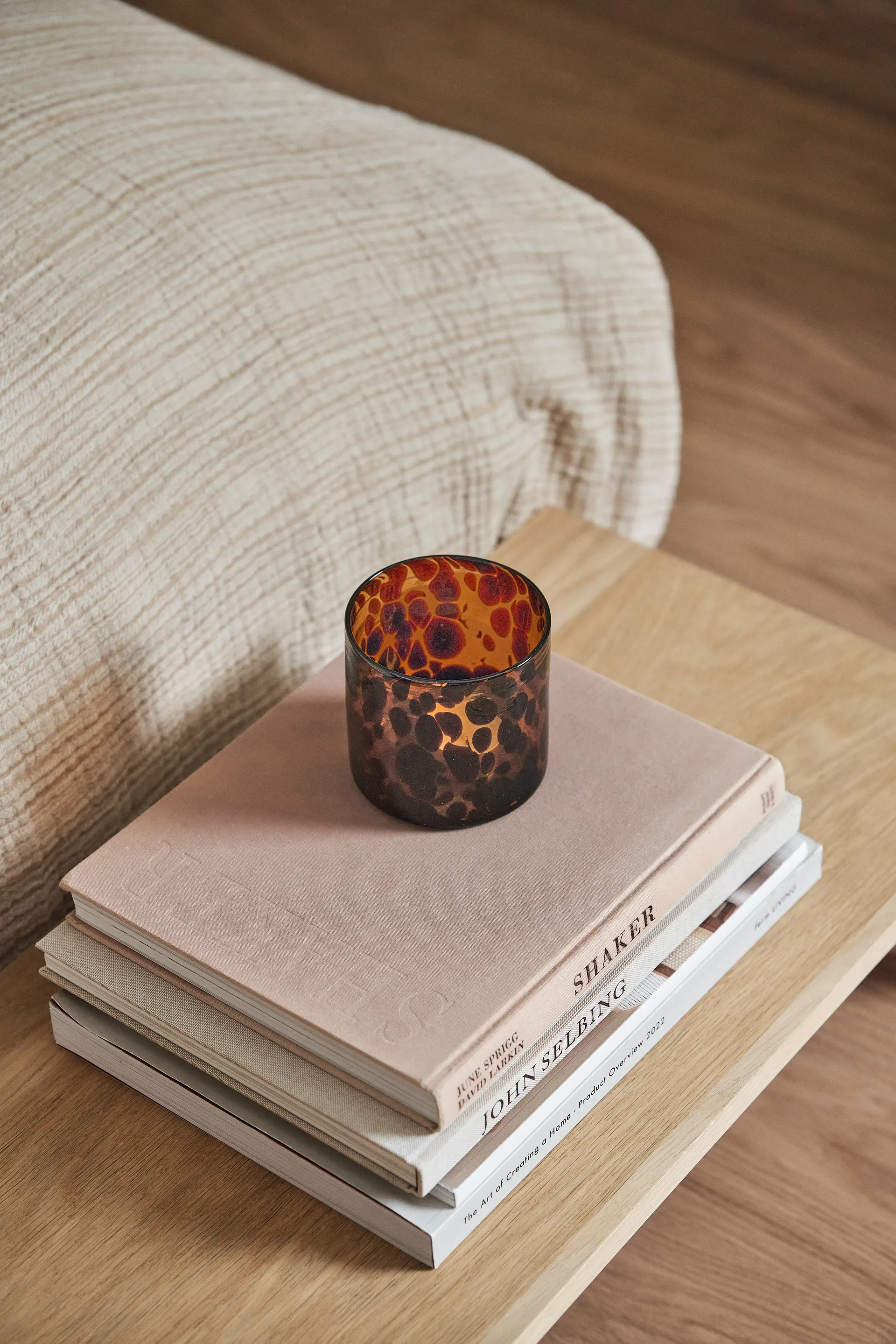 Cloud fyrfadsstage Ø10 cm, Brown Scandi Living