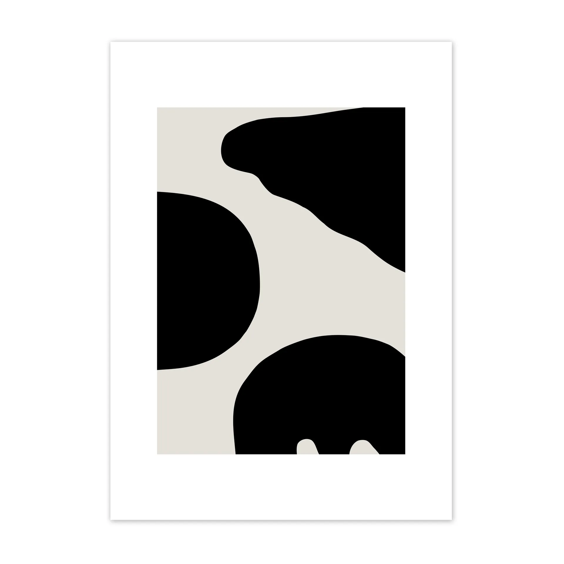 Contour plakat grå, 50x70 cm Scandi Living