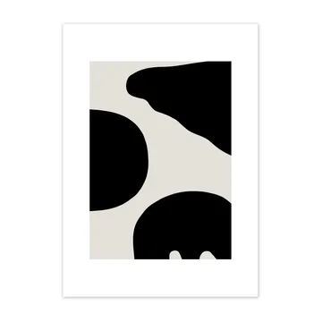 Contour plakat grå - 50x70 cm - Scandi Living