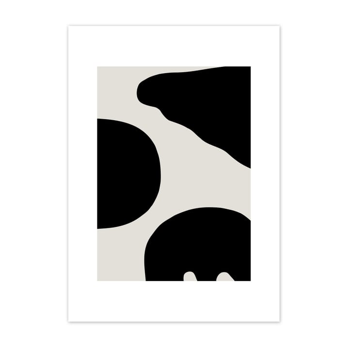 Contour plakat grå - 50x70 cm - Scandi Living