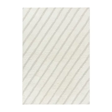Cozy line uldtæppe naturhvid - 170x240 cm - Scandi Living