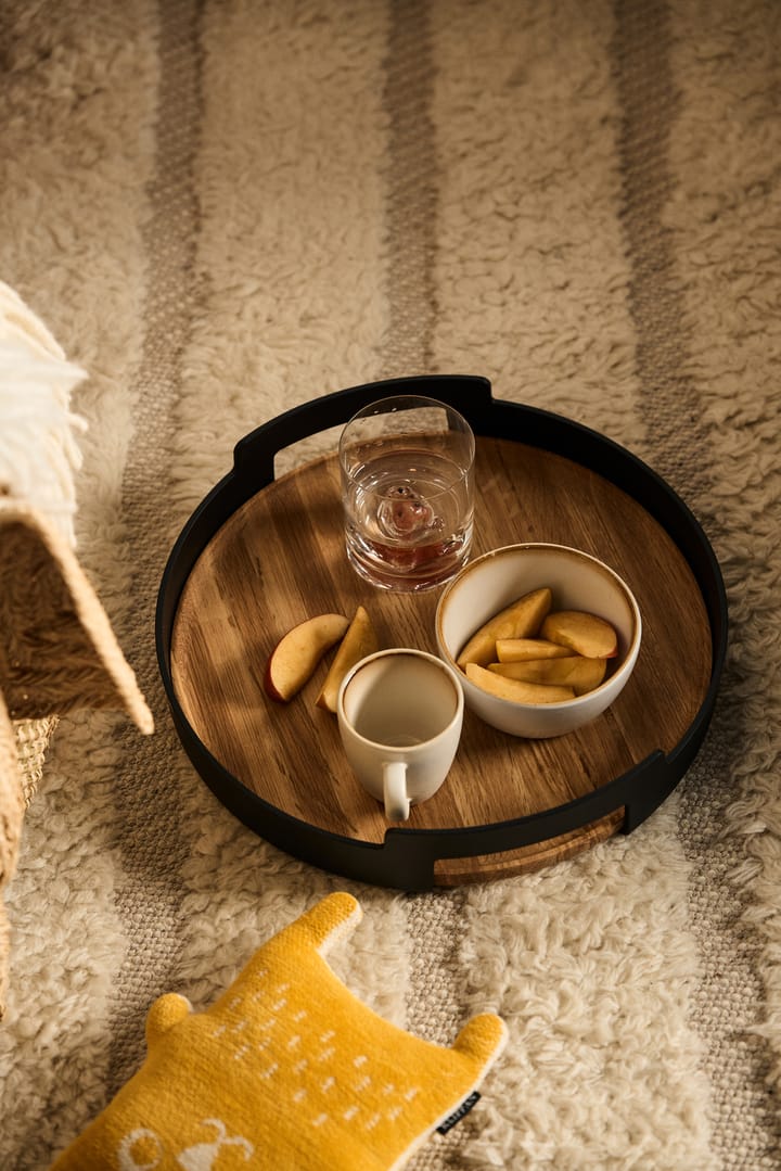 Cozy line uldtæppe naturhvid, 170x240 cm Scandi Living