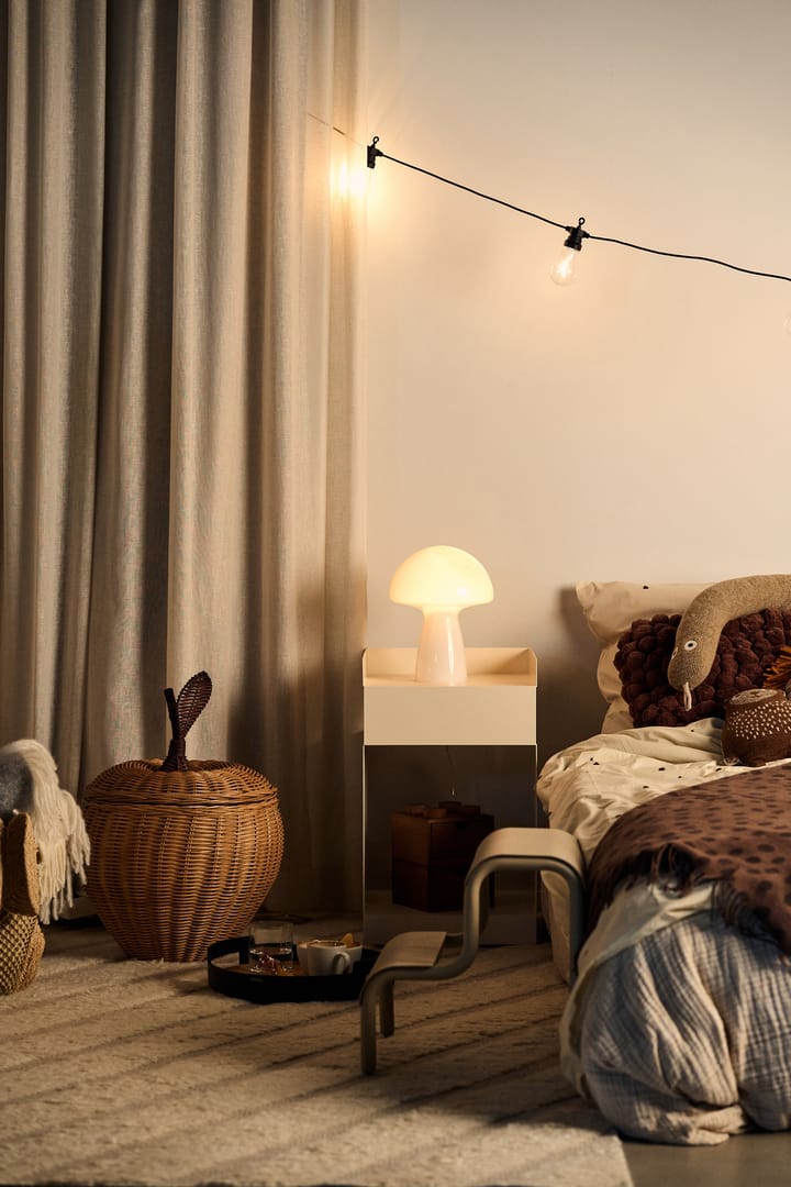 Cozy line uldtæppe naturhvid, 170x240 cm Scandi Living