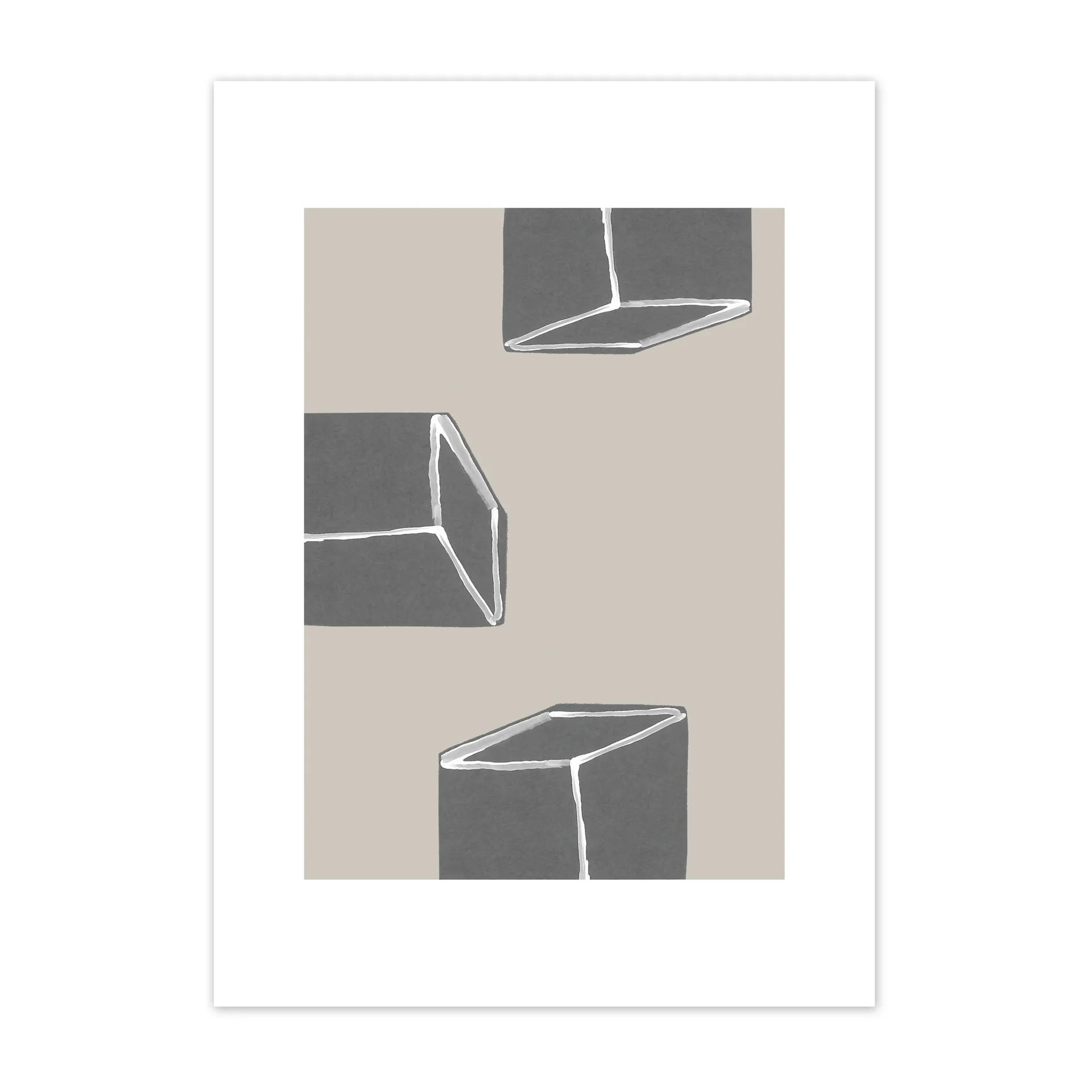 Dimensions plakat, 50x70 cm Scandi Living